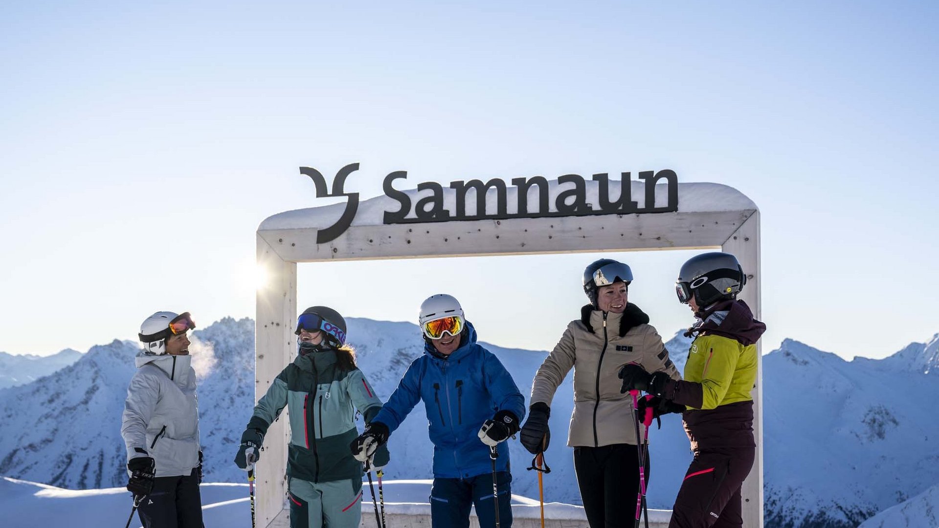 Das Skigebiet Samnaun/Ischgl